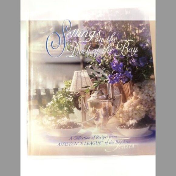 Settings on the Dock of the Bay Vintage Cookbook Hardback 1st Edition - Picture 1 of 5